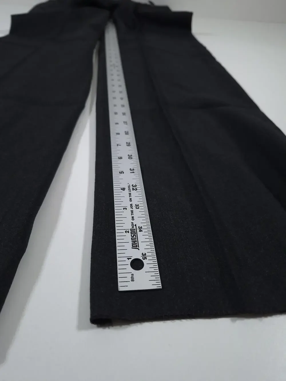 VTG Mr. Higgins Dress Pants Mens 37x36 Black Wool Oxford Pleat Straight NWT USA